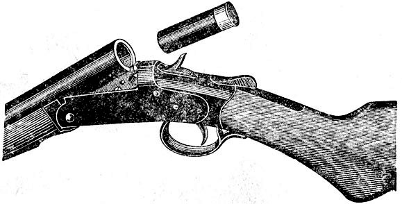 Рис. 4. Одноствольное ружье с откидным стволом (Иж-5)